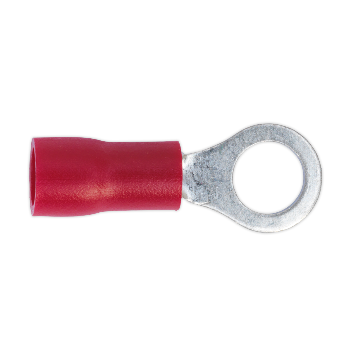 Sealey RT25 Easy-Entry Ring Terminal Ø5.3mm (2BA) Red Pack of 100