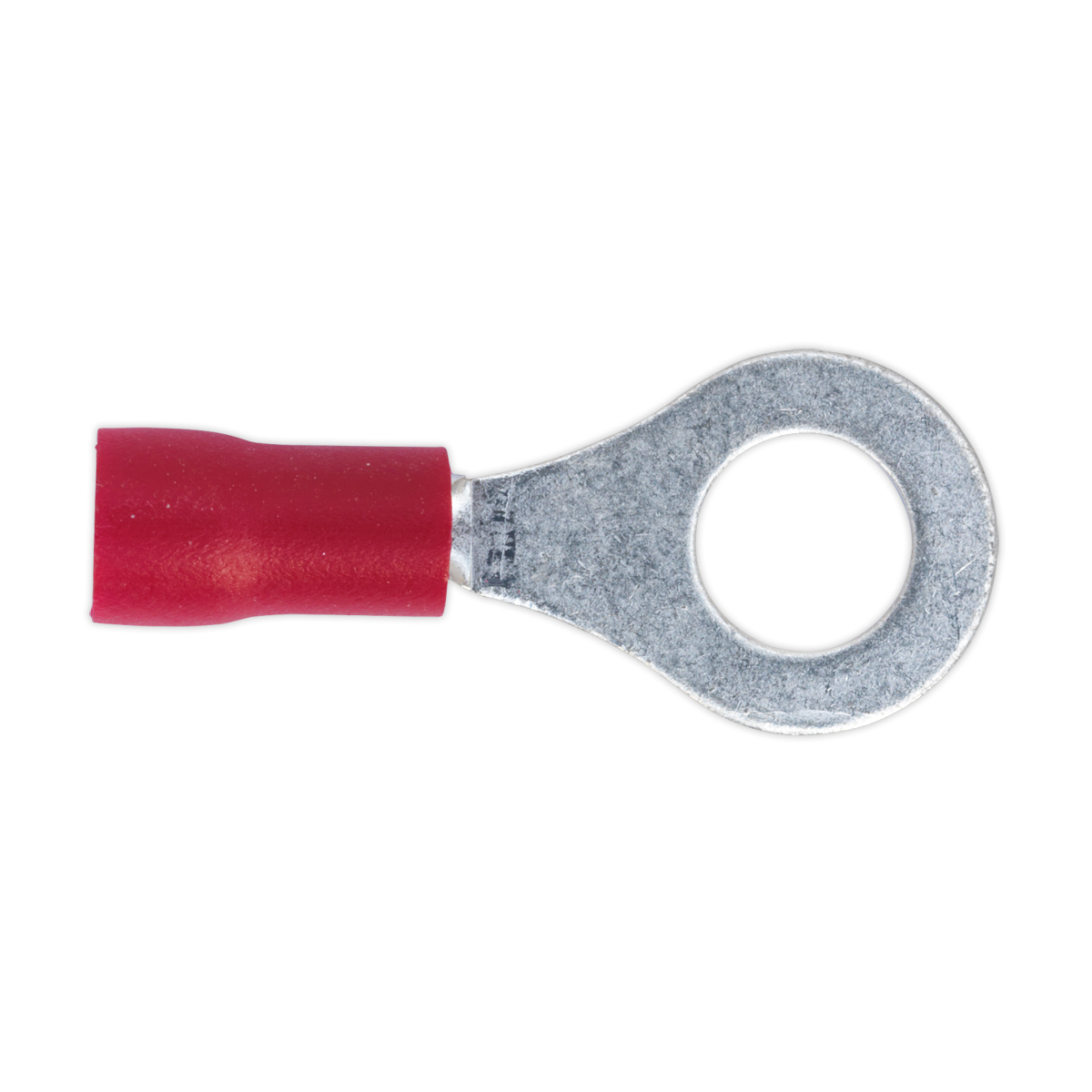 Sealey RT26 Easy-Entry Ring Terminal Ø6.4mm (1/4") Red Pack of 100