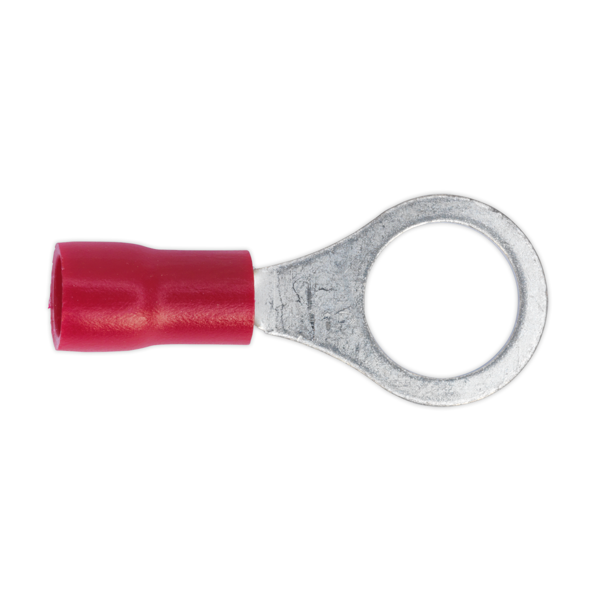 Sealey RT27 Easy-Entry Ring Terminal Ø8.4mm (5/16") Red Pack of 100