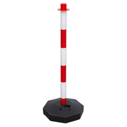 Sealey RWPB01 Red/White Post with Base