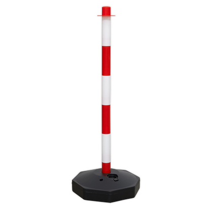 Sealey RWPB01 Red/White Post with Base