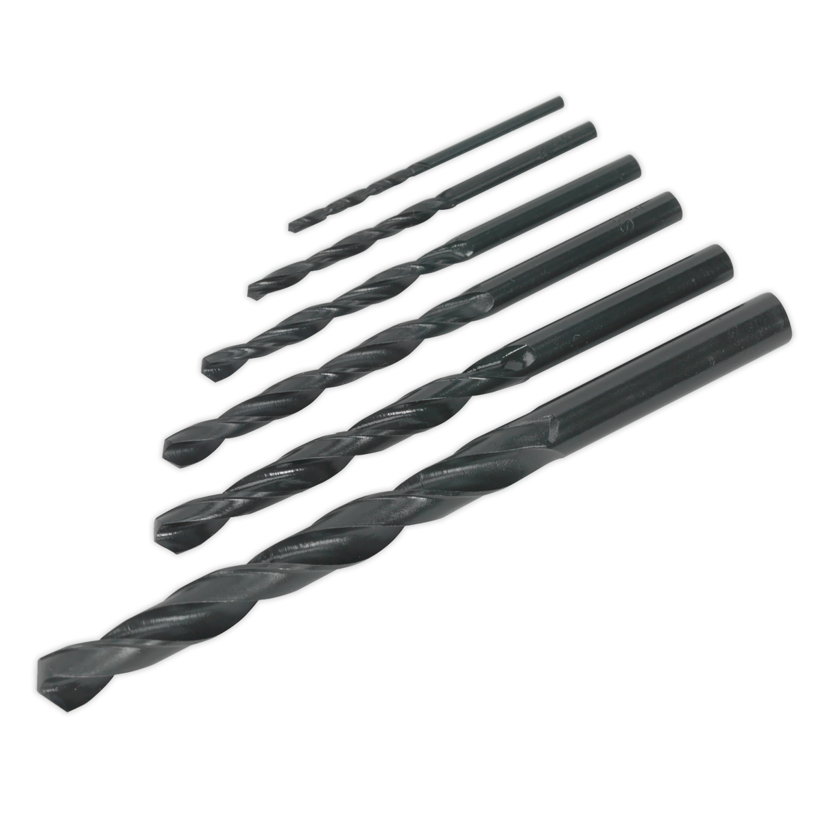 Siegen S01039 HSS Drill Bit Set 6pc DIN 338