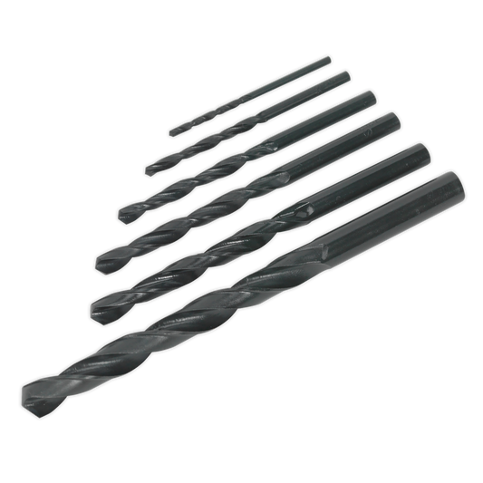 Siegen S01039 HSS Drill Bit Set 6pc DIN 338