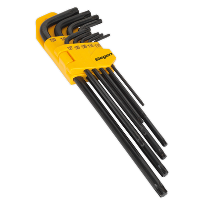 Siegen S01096 TRX-Star* Key Set 9pc Extra-Long