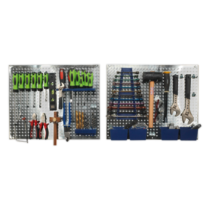 Siegen S01102 Wall Storage Pegboard Set 34pc