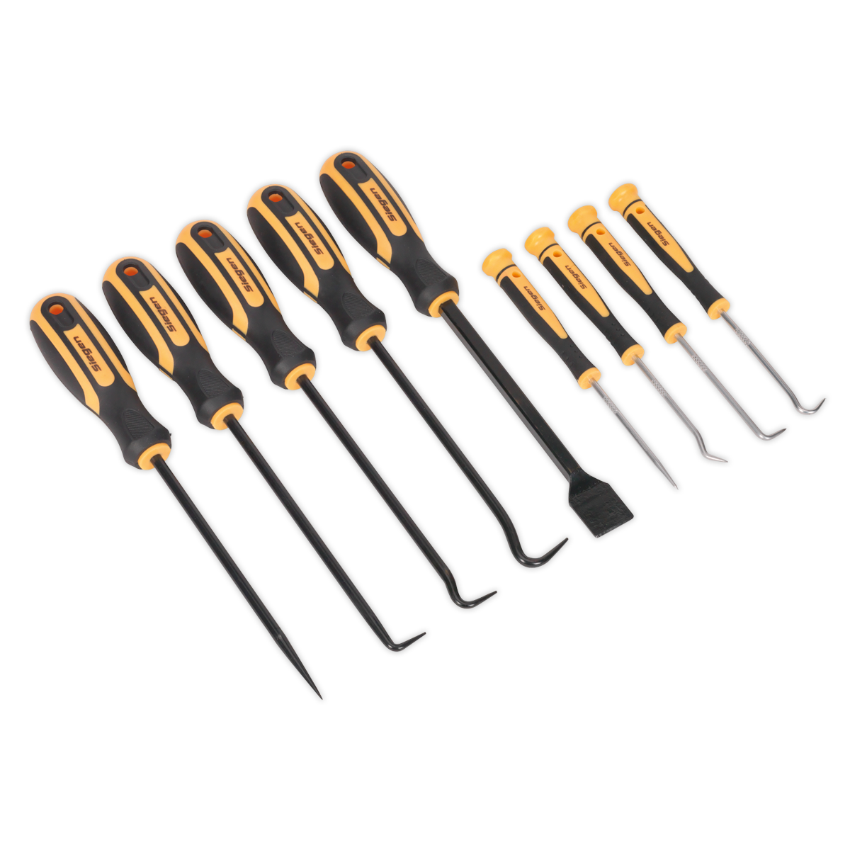 Siegen S01103 Scraper & Hook Set 9pc