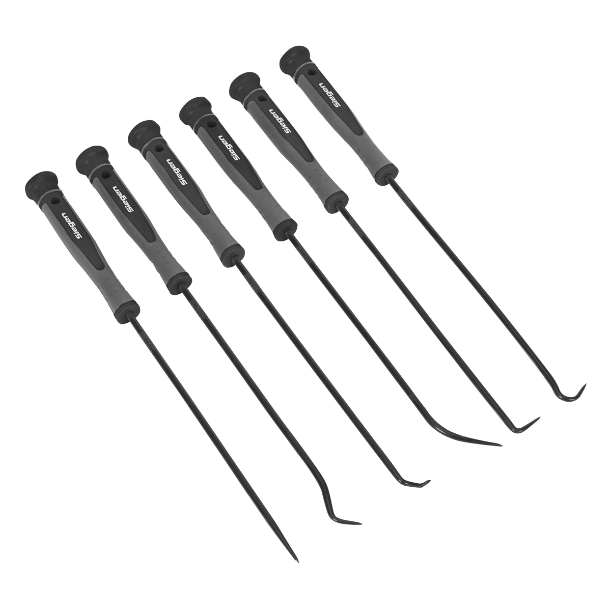 Siegen S01104 Pick & Hook Set 6pc Extra-Long