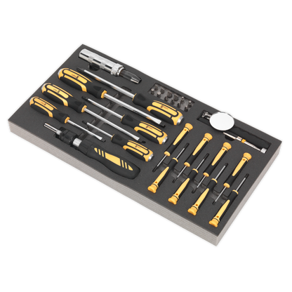 Siegen S01128 Tool Tray with Screwdriver Set 36pc