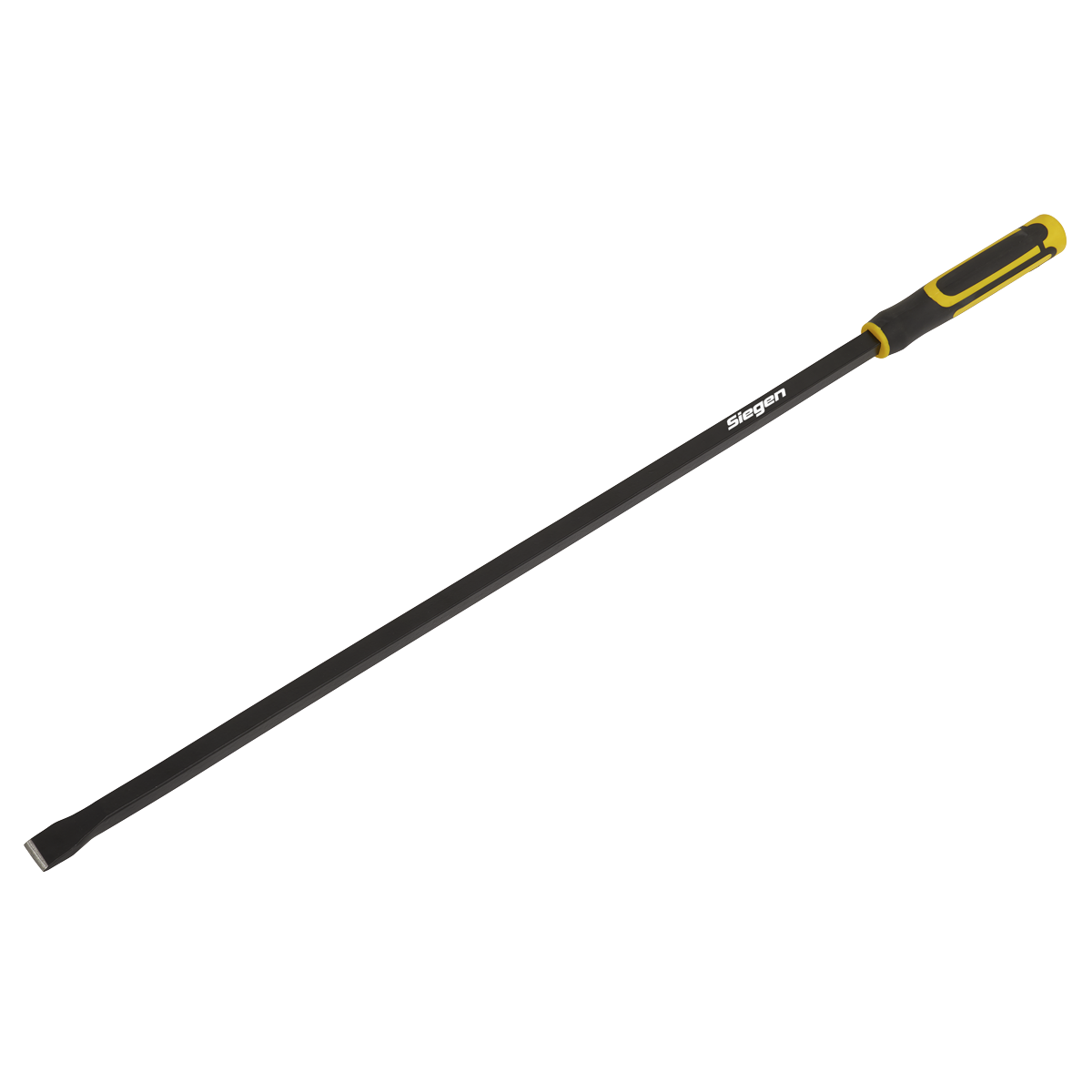 Siegen S01191 Pry Bar 900mm Straight Heavy-Duty with Hammer Cap