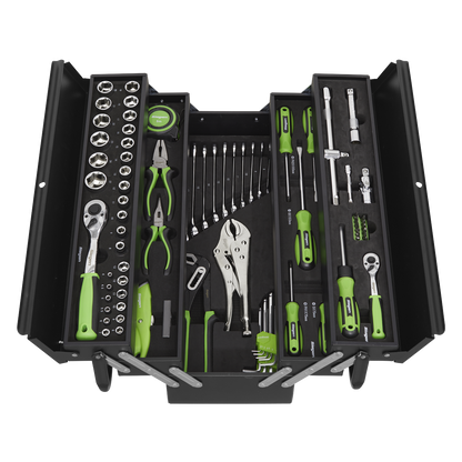 Siegen S01216 Cantilever Toolbox with 86pc Tool Kit