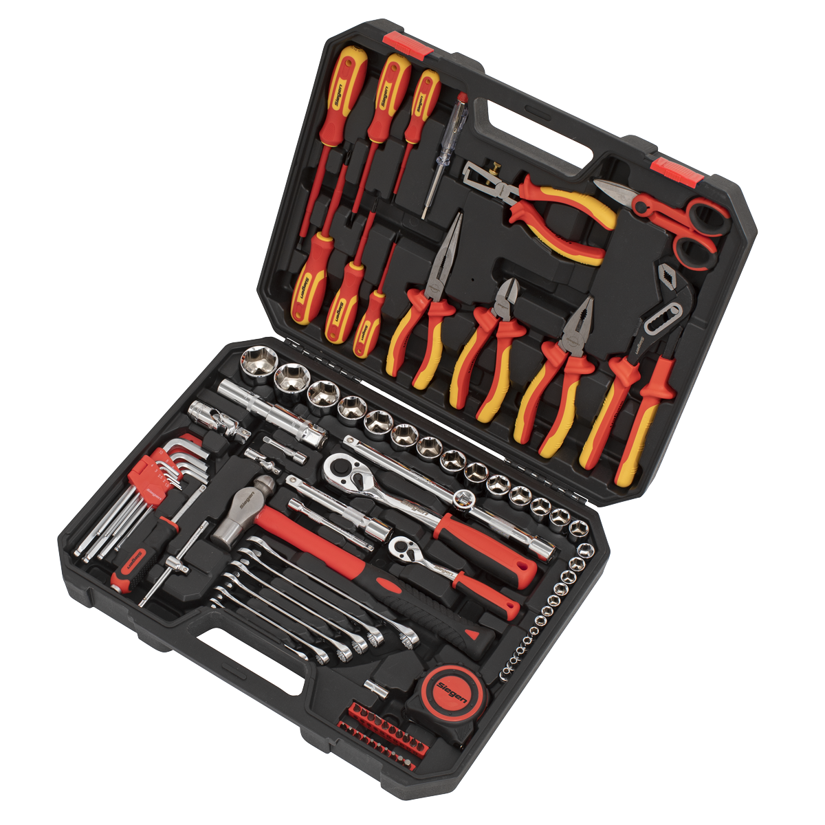 Siegen S01217 Electrician's Tool Kit 90pc