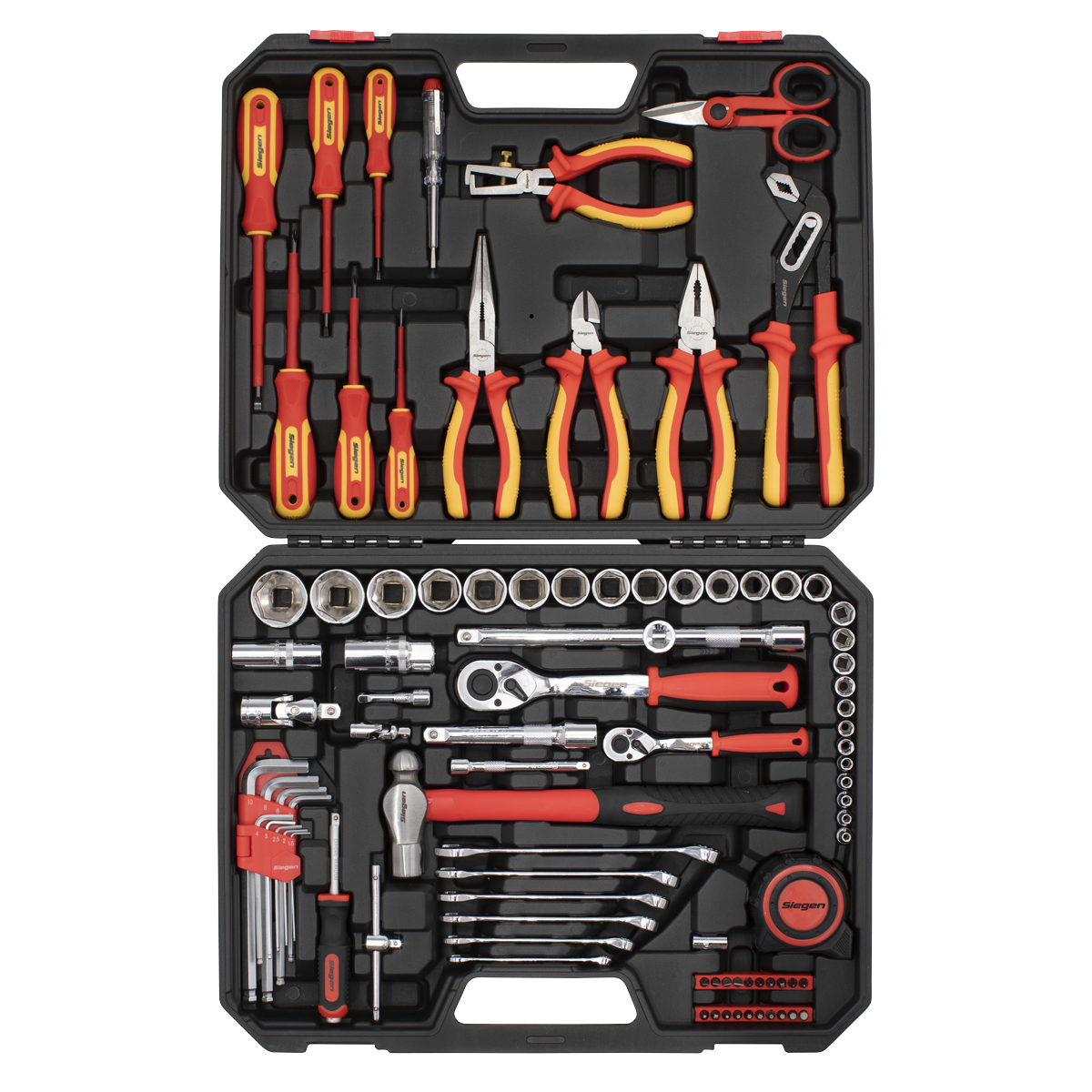 Siegen S01217 Electrician's Tool Kit 90pc