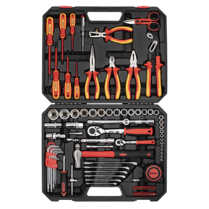 Siegen S01217 Electrician's Tool Kit 90pc