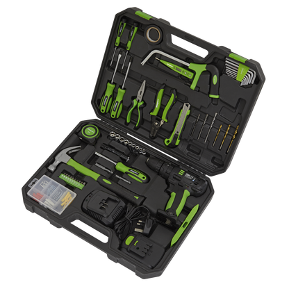 Siegen S01224 Tool Kit with Cordless Drill 101pc