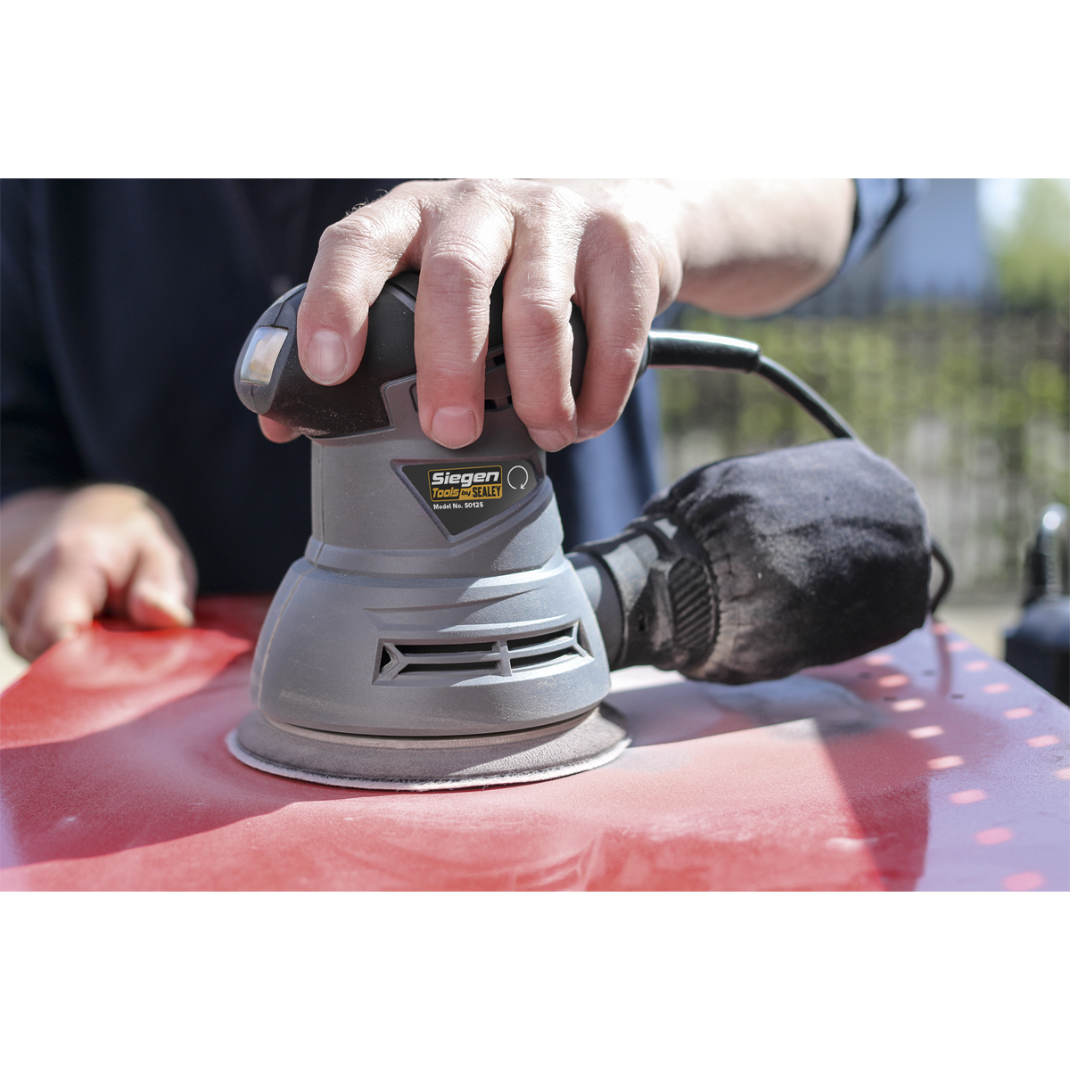 Siegen S0125 Dual Action Palm Sander Ø125mm 240W/230V