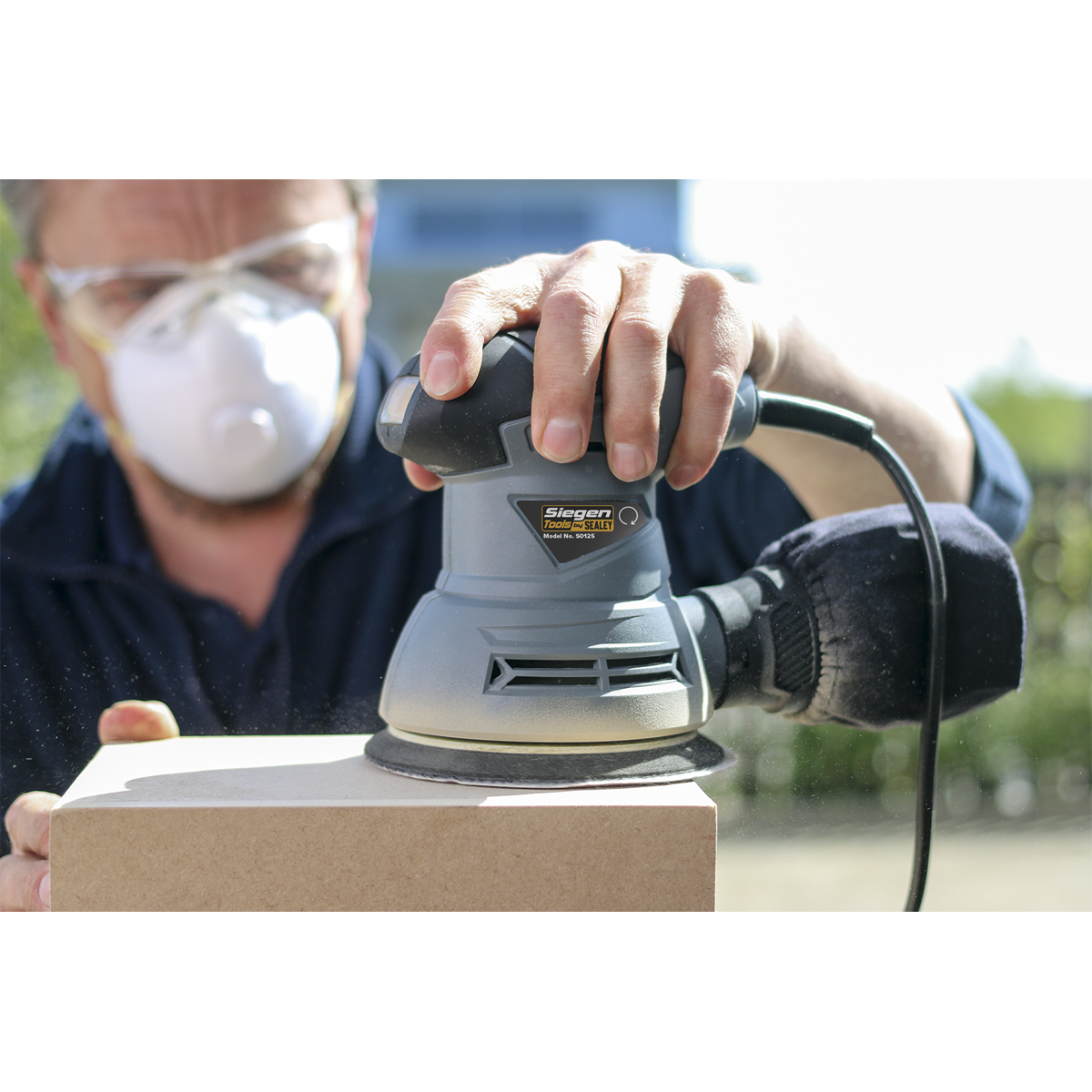 Siegen S0125 Dual Action Palm Sander Ø125mm 240W/230V