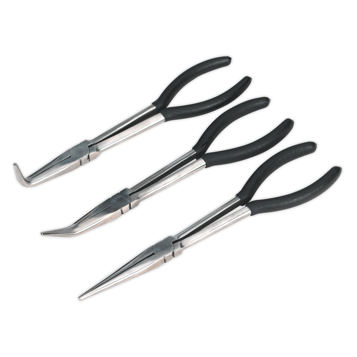 Siegen S0433 Needle Nose Pliers Set 3pc 275mm