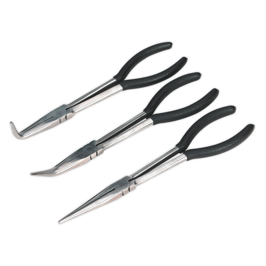 Siegen S0433 Needle Nose Pliers Set 3pc 275mm