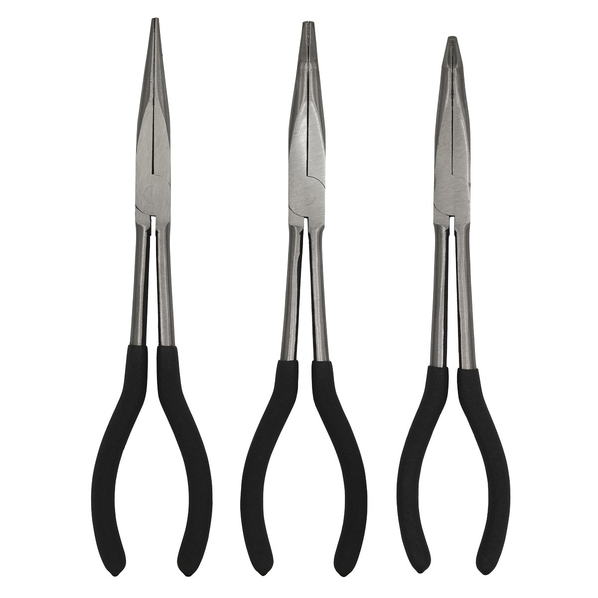 Siegen S0433 Needle Nose Pliers Set 3pc 275mm