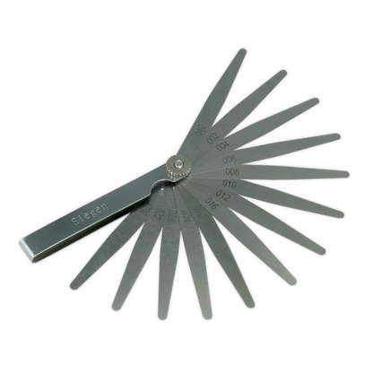 Siegen S0518 Feeler Gauge 13 Blade - Imperial