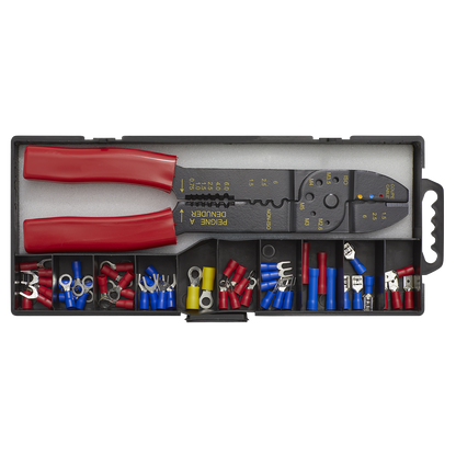 Siegen S0536 Crimping Tool Set