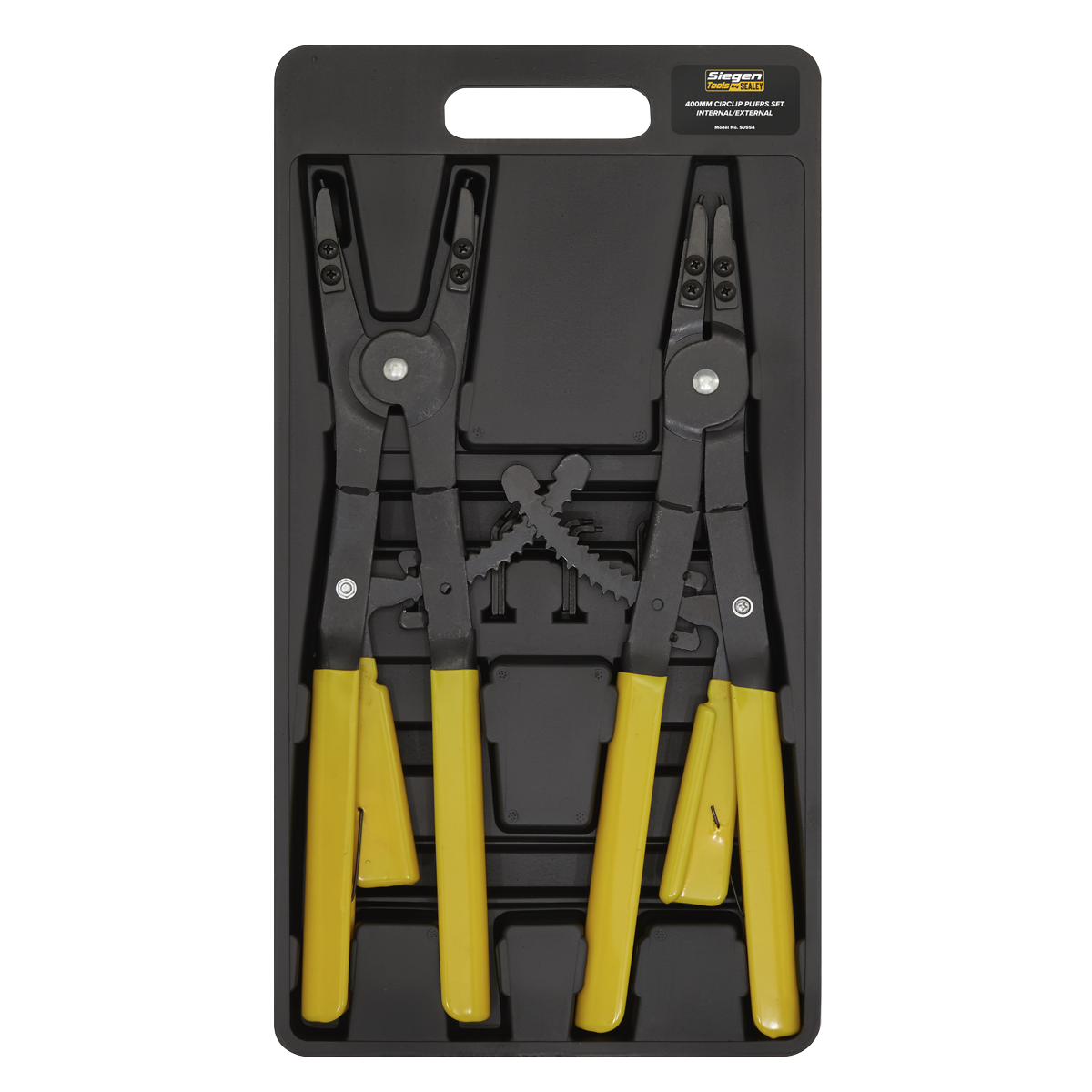 Siegen S0554 Circlip Pliers Set Internal/External 400mm