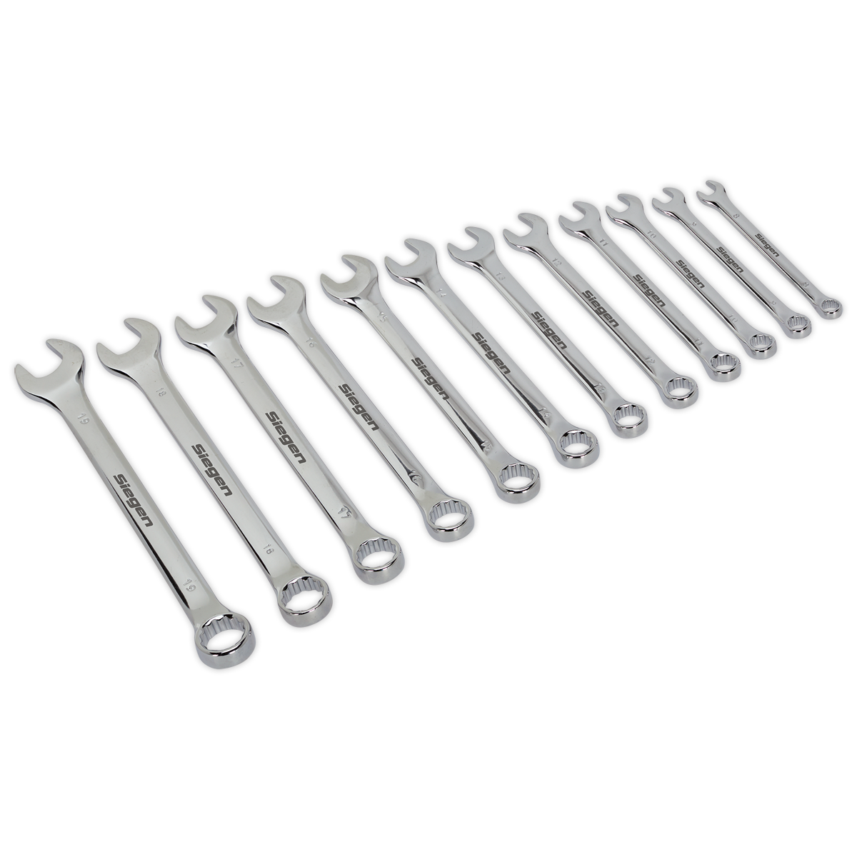 Siegen S0563 Combination Spanner Set 12pc Metric