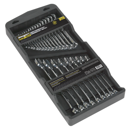 Siegen S0564 Combination Spanner Set 25pc Metric