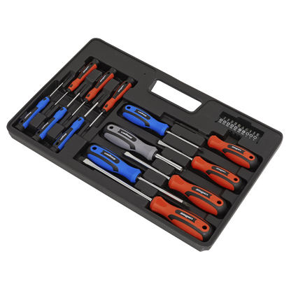 Siegen S0598 Soft Grip Screwdriver & Bit Set 23pc