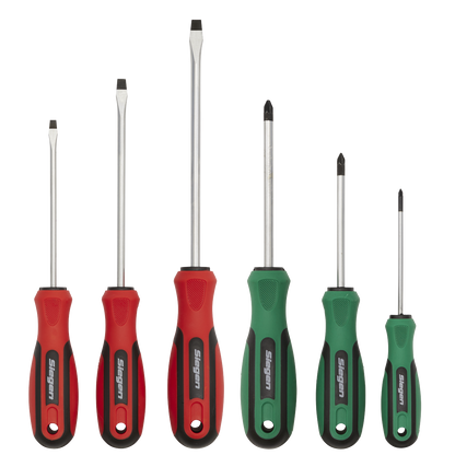 Siegen S0615 Soft Grip Screwdriver Set 6pc