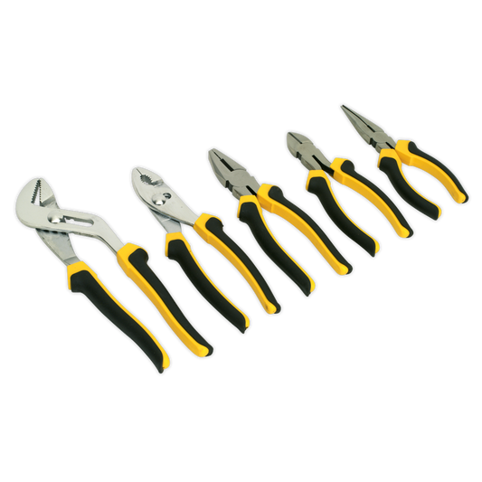 Siegen S0646 Comfort Grip Pliers Set 5pc