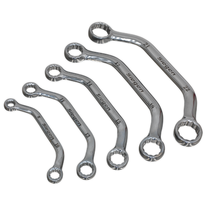 Siegen S0716 Obstruction Spanner Set 5pc Metric