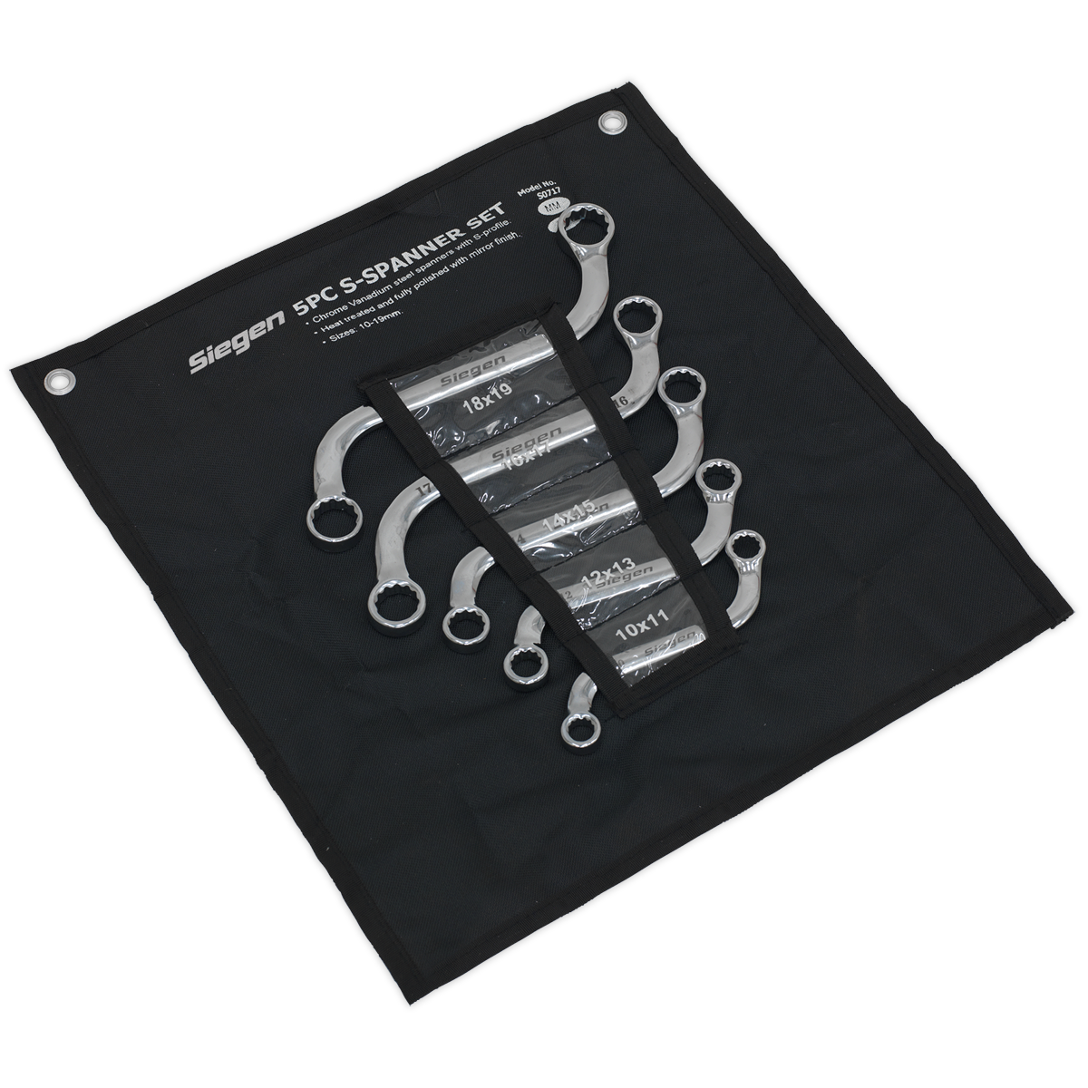 Siegen S0717 S-Spanner Set 5pc Metric