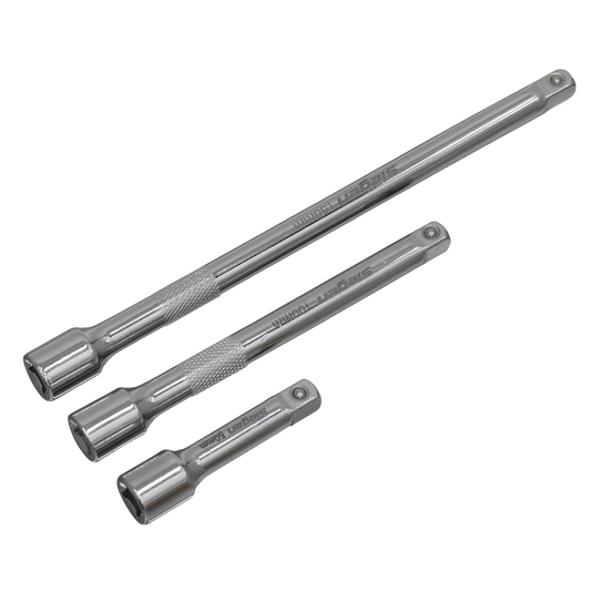 Siegen S0718 Extension Bar Set 3pc 1/4"Sq Drive