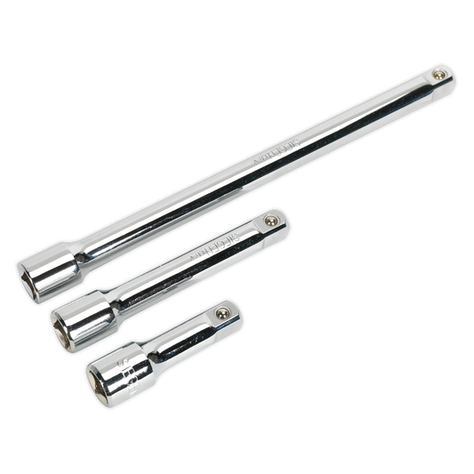 Siegen S0720 Extension Bar Set 3pc 1/2"Sq Drive