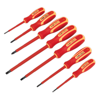 Siegen S0756 Screwdriver Set 7pc Electrician's VDE Approved