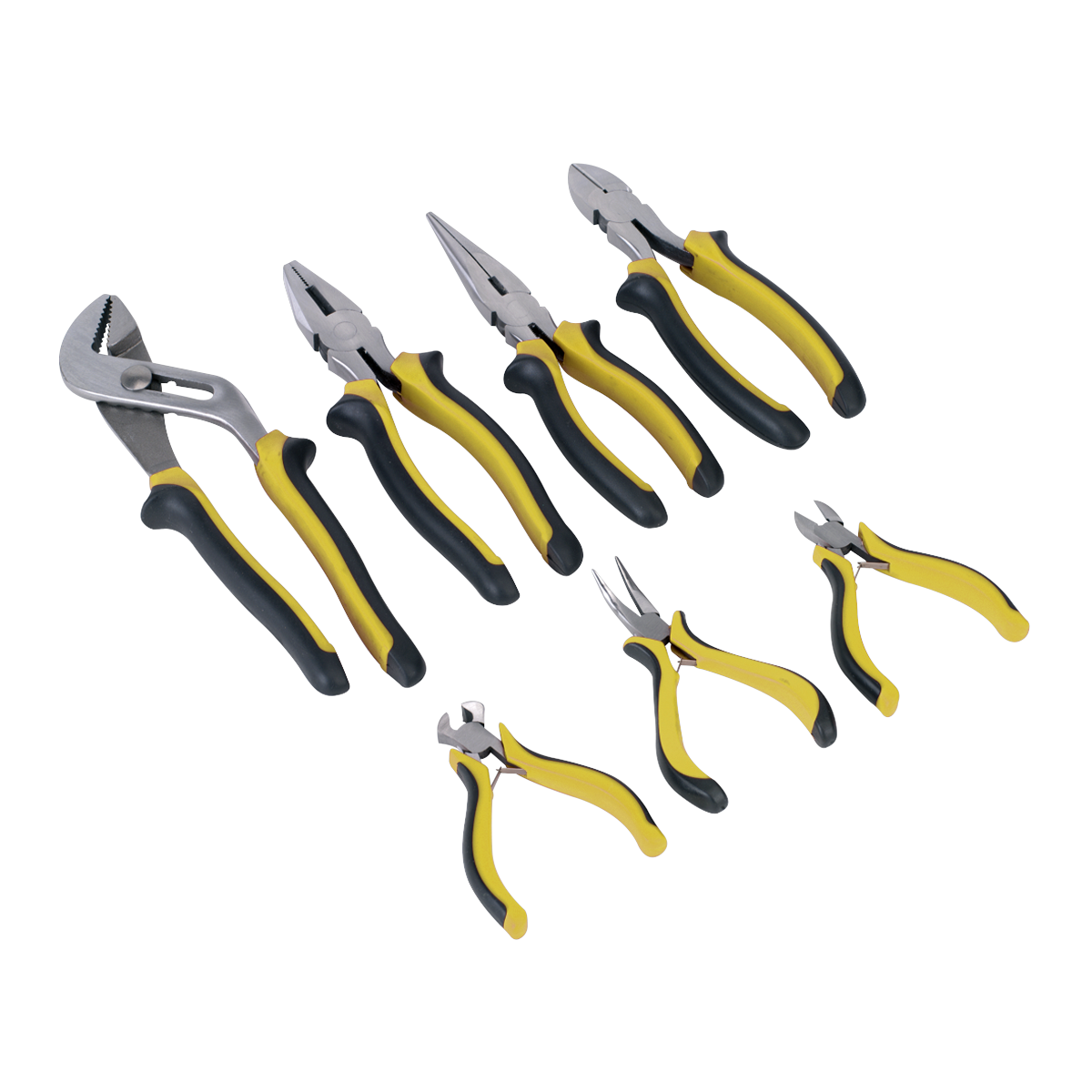 Siegen S0757 Comfort Grip Pliers Set 7pc