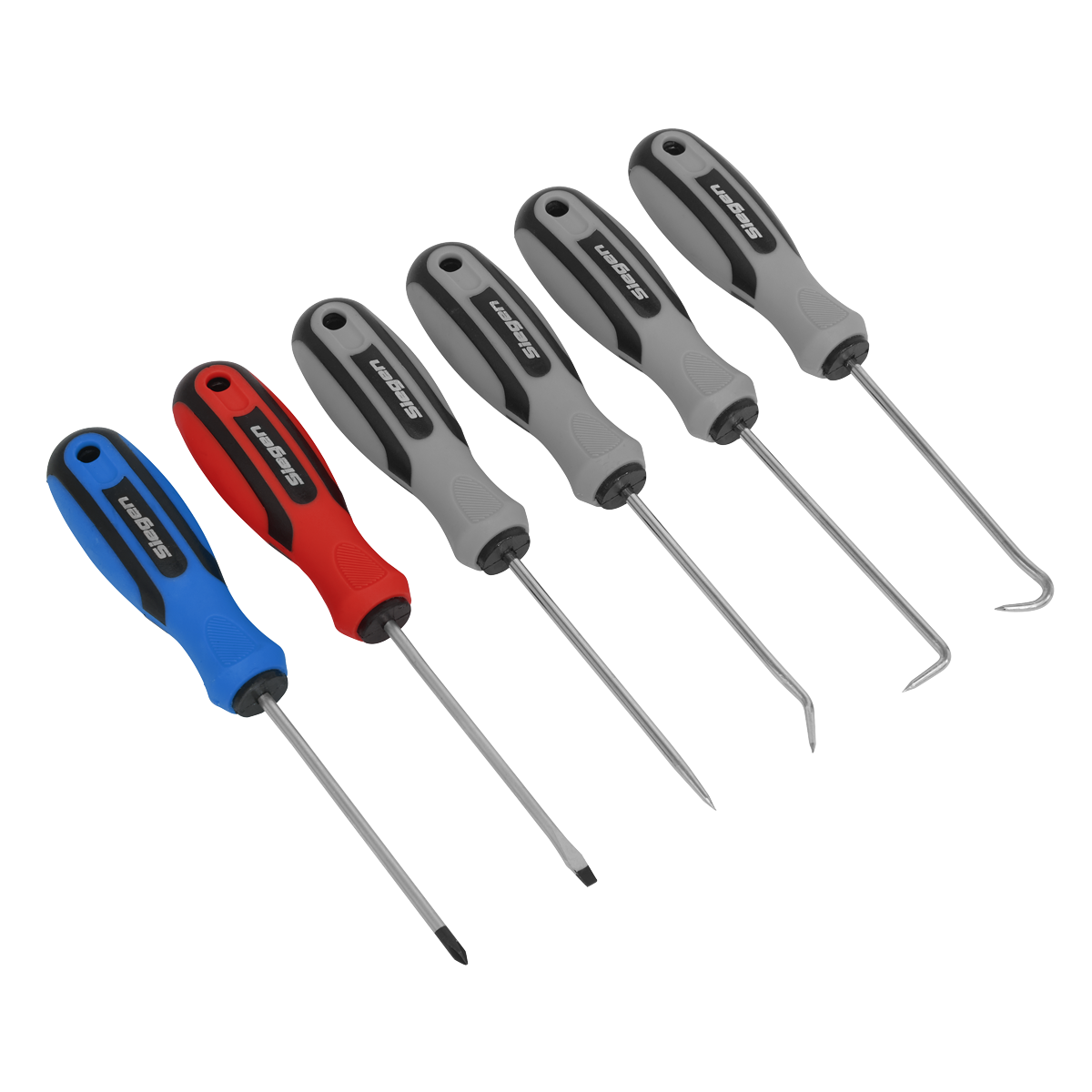 Siegen S0774 Mini Pick & Screwdriver Set 6pc