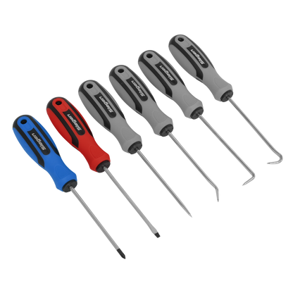 Siegen S0774 Mini Pick & Screwdriver Set 6pc