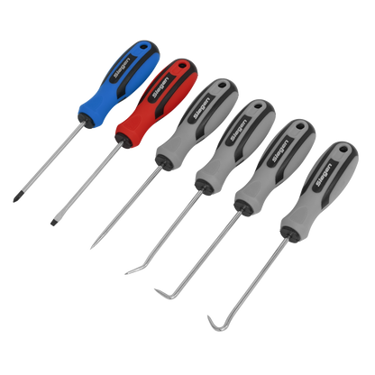 Siegen S0774 Mini Pick & Screwdriver Set 6pc