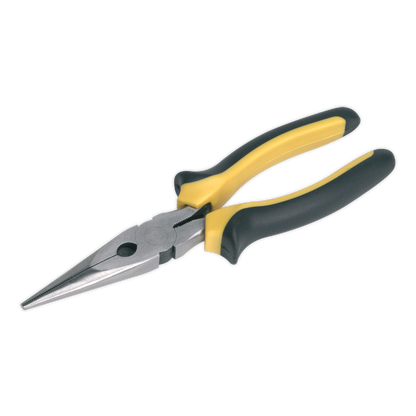 Siegen S0812 Long Nose Pliers Comfort Grip 200mm