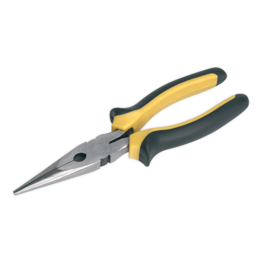 Siegen S0812 Long Nose Pliers Comfort Grip 200mm