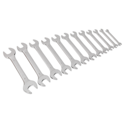 Siegen S0849 Double Open-End Spanner Set 12pc Metric