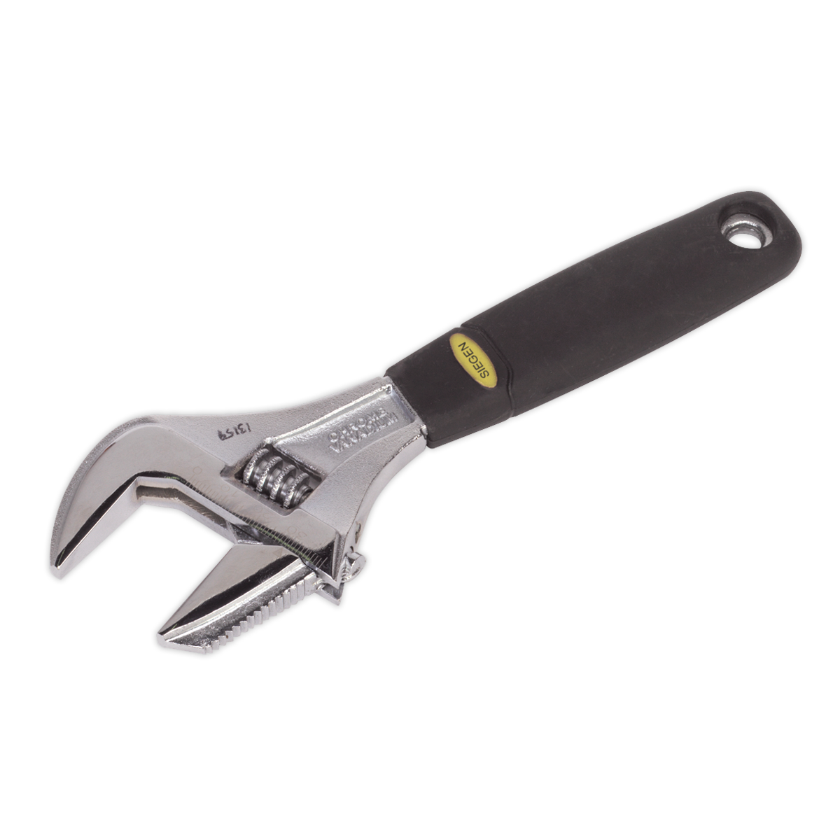 Siegen S0854 Adjustable Wrench with Extra-Wide Jaw Capacity 200mm