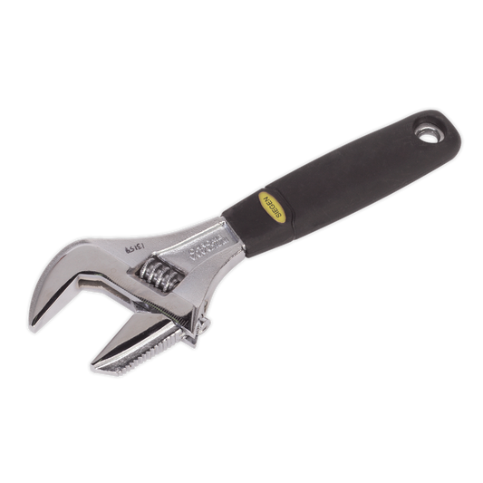 Siegen S0854 Adjustable Wrench with Extra-Wide Jaw Capacity 200mm