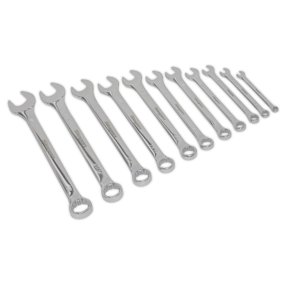 Siegen S0857 Combination Spanner Set 11pc Imperial