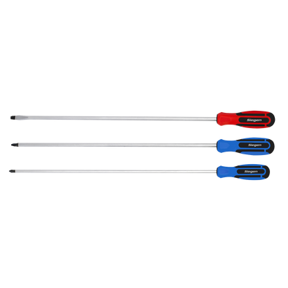 Siegen S0895 Screwdriver Set 3pc Extra-Long