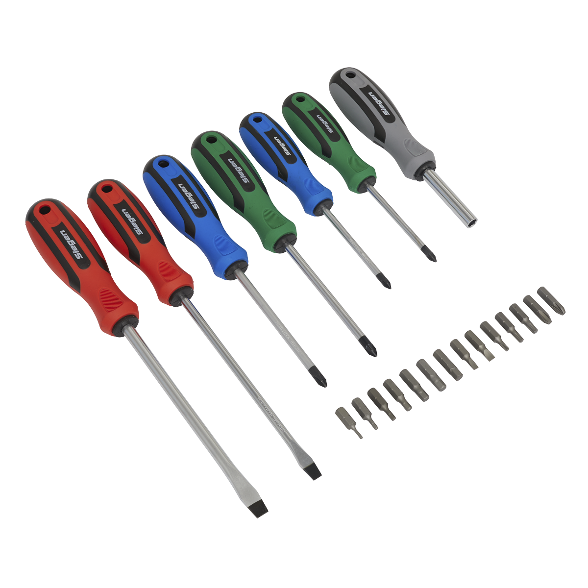 Siegen S0923 Screwdriver Set 21pc with Storage Case