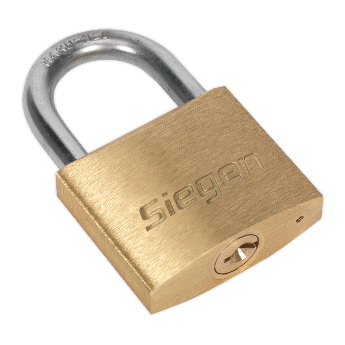 Siegen S0987 Brass Body Padlock with Brass Cylinder 40mm