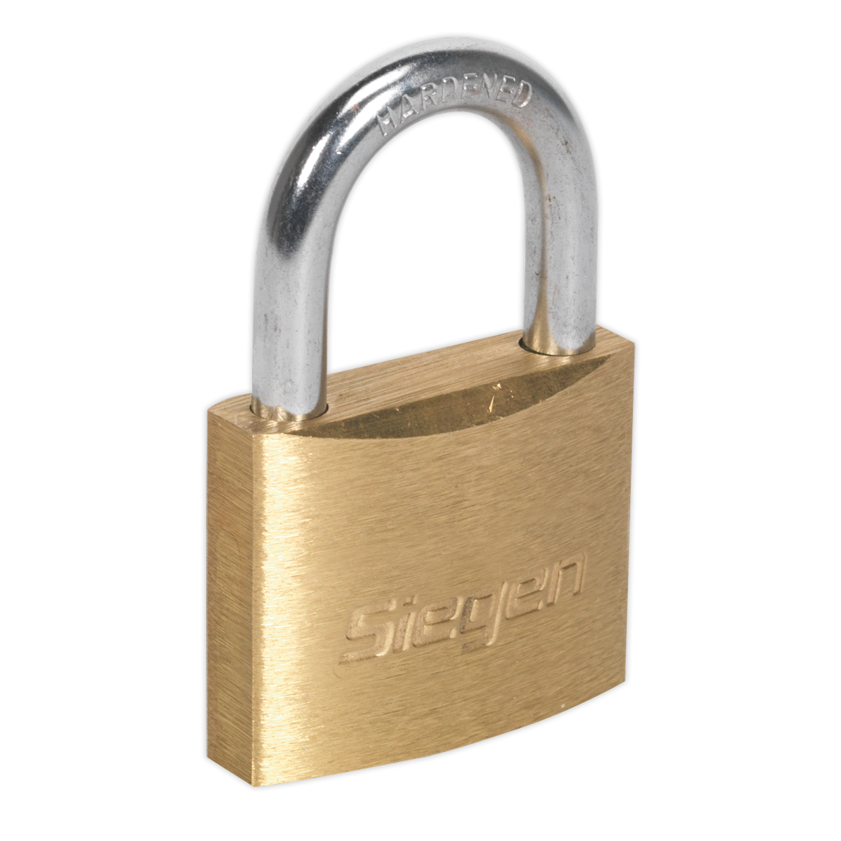 Siegen S0987 Brass Body Padlock with Brass Cylinder 40mm